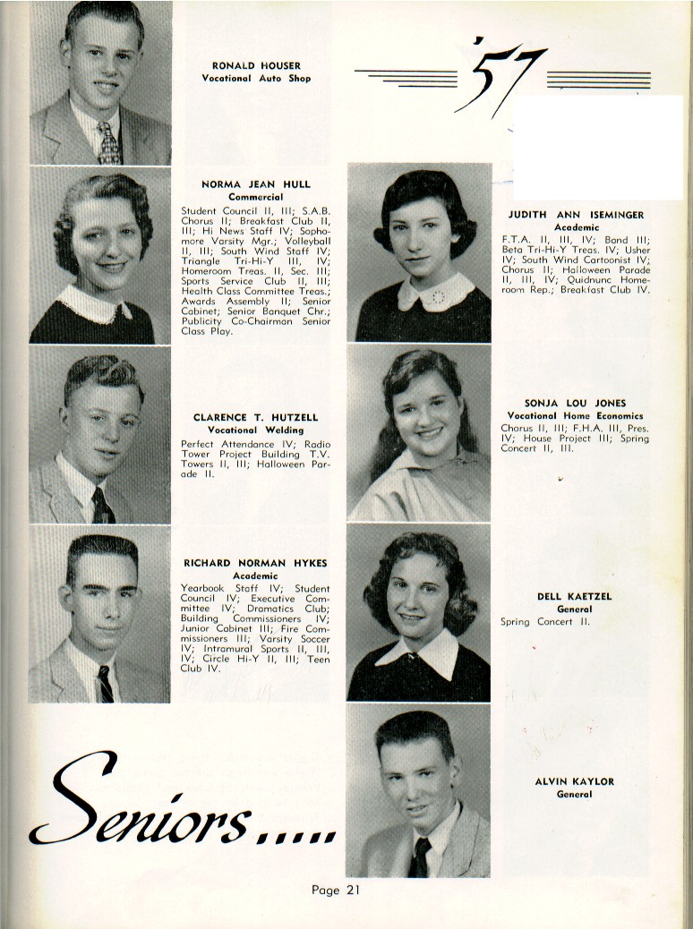 SHHS Yearbook Directory